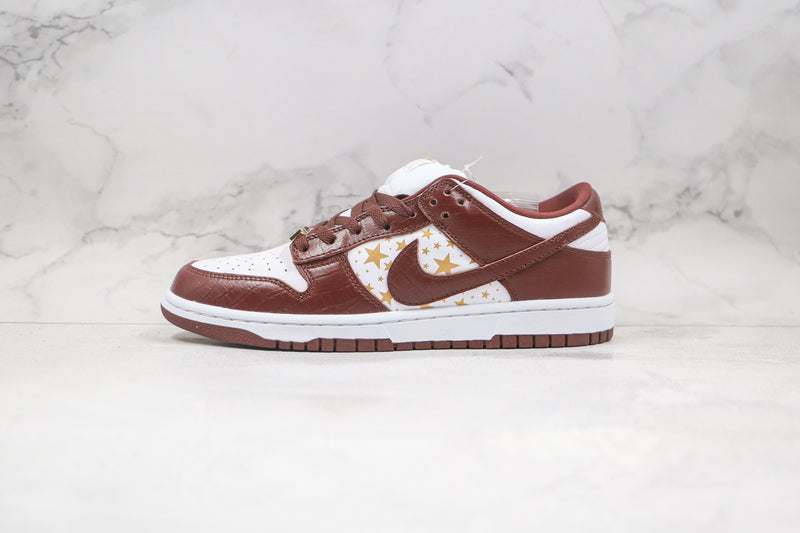Nike SB Dunk Low Supreme Stars Barkroot Brown