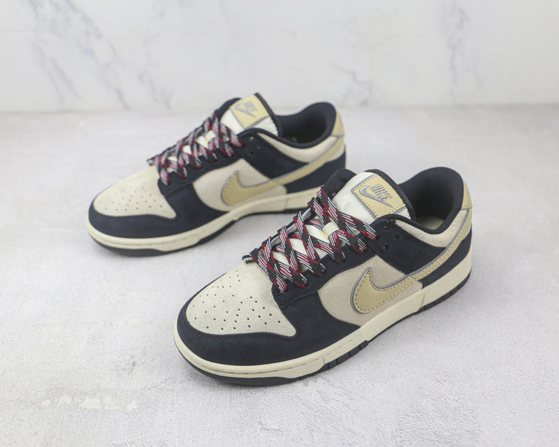 Nike Dunk Low LX Black Suede Team Gold
