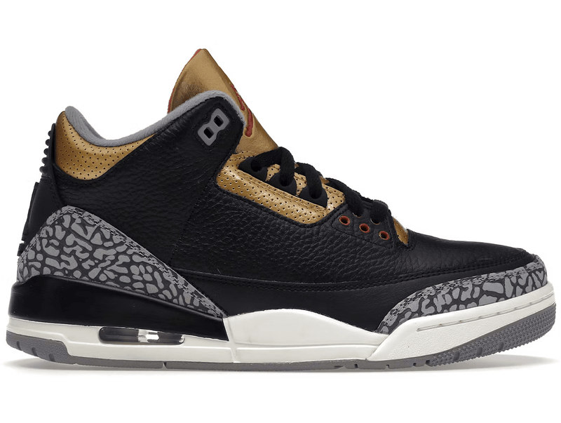 Jordan 3 Retro Black Cement Gold