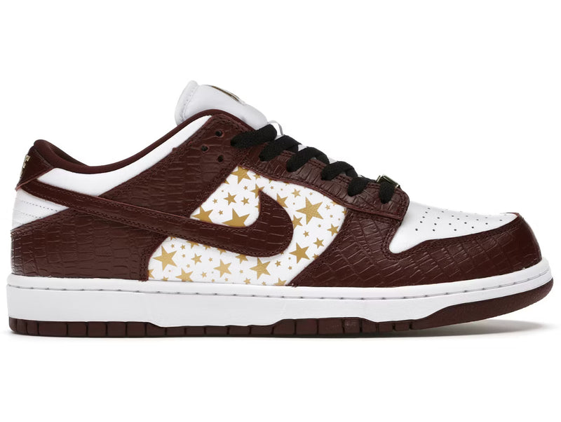 Nike SB Dunk Low Supreme Stars Barkroot Brown