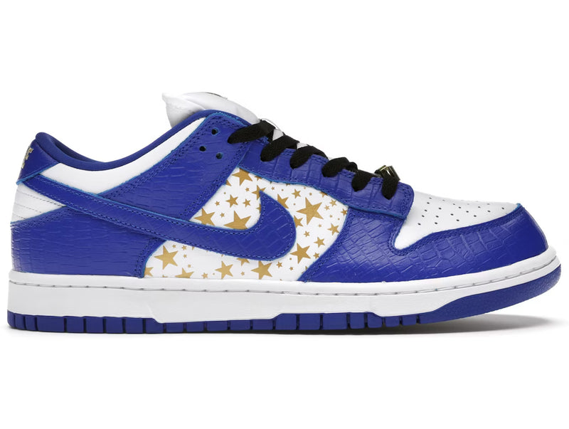 Nike SB Dunk Low Supreme Stars Hyper Royal